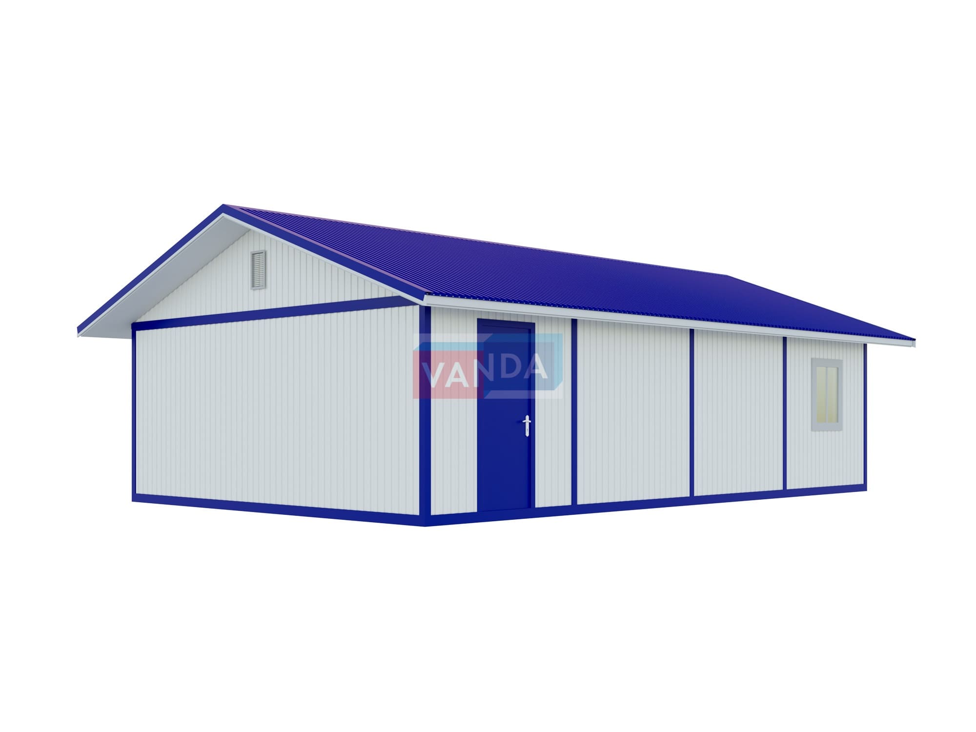 Проект модульный штаб строительства 6.0x9,6 Панели МДФ